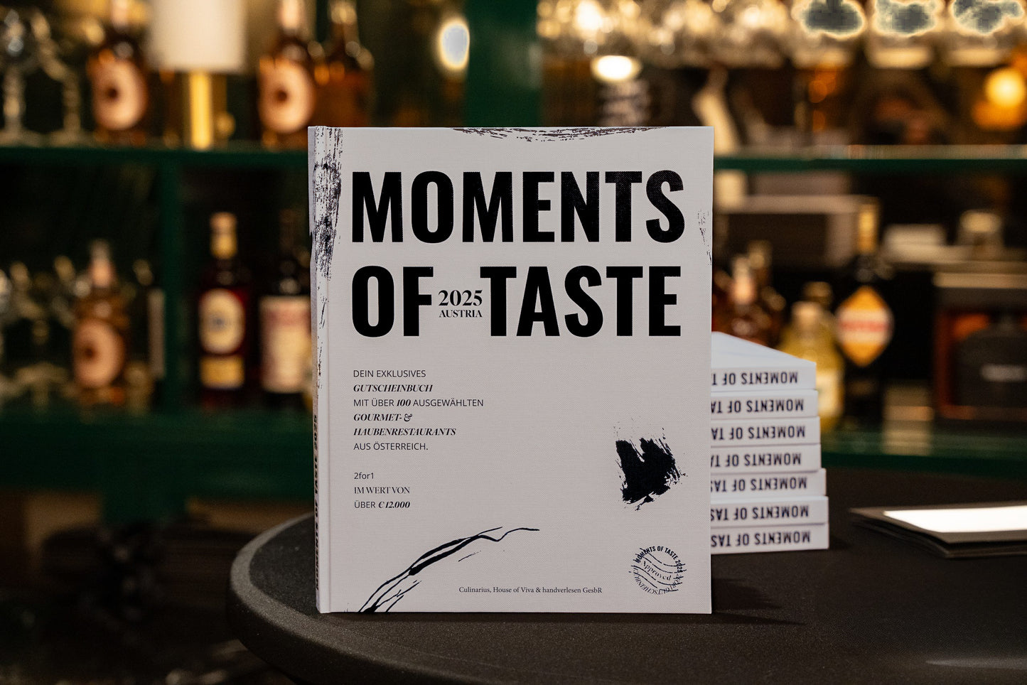 2for1 Gutscheinbuch "Moments of Taste 2025"